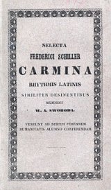 Selecta Frederici Schiller carmina